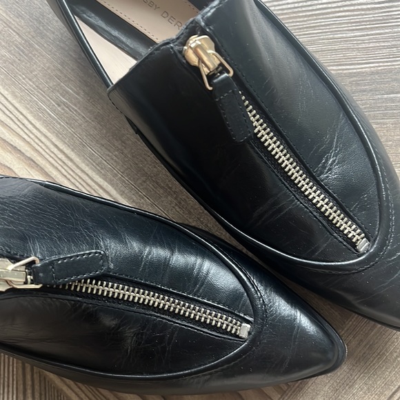 Genuine Leather Pointed Loafer with Zipper - Picture 6 of 7